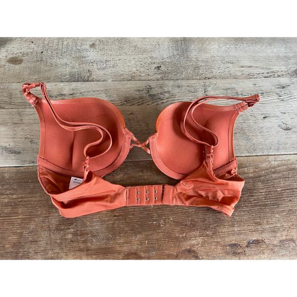 Victoria's Secret Gingerbread Brown 32C Bombshell Push Up Bra MAX PUSH - Picture 2 of 2